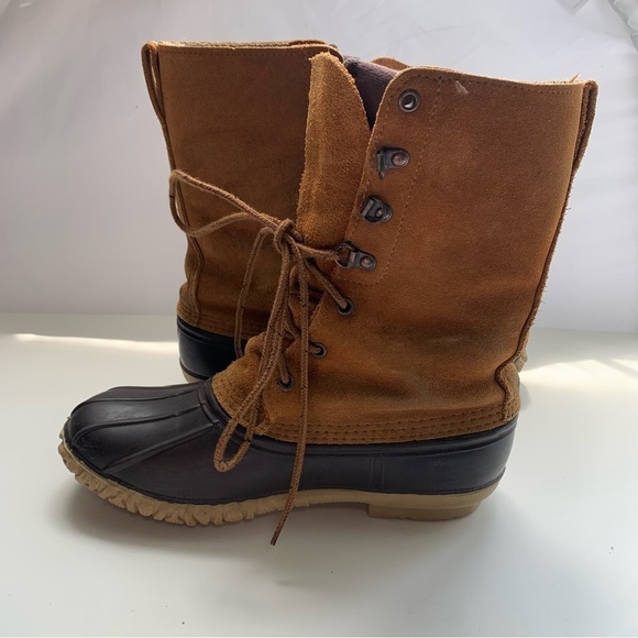 LaCrosse Vintage Women’s Leather Duck Boots Removable Liner - Picture 7 of 16